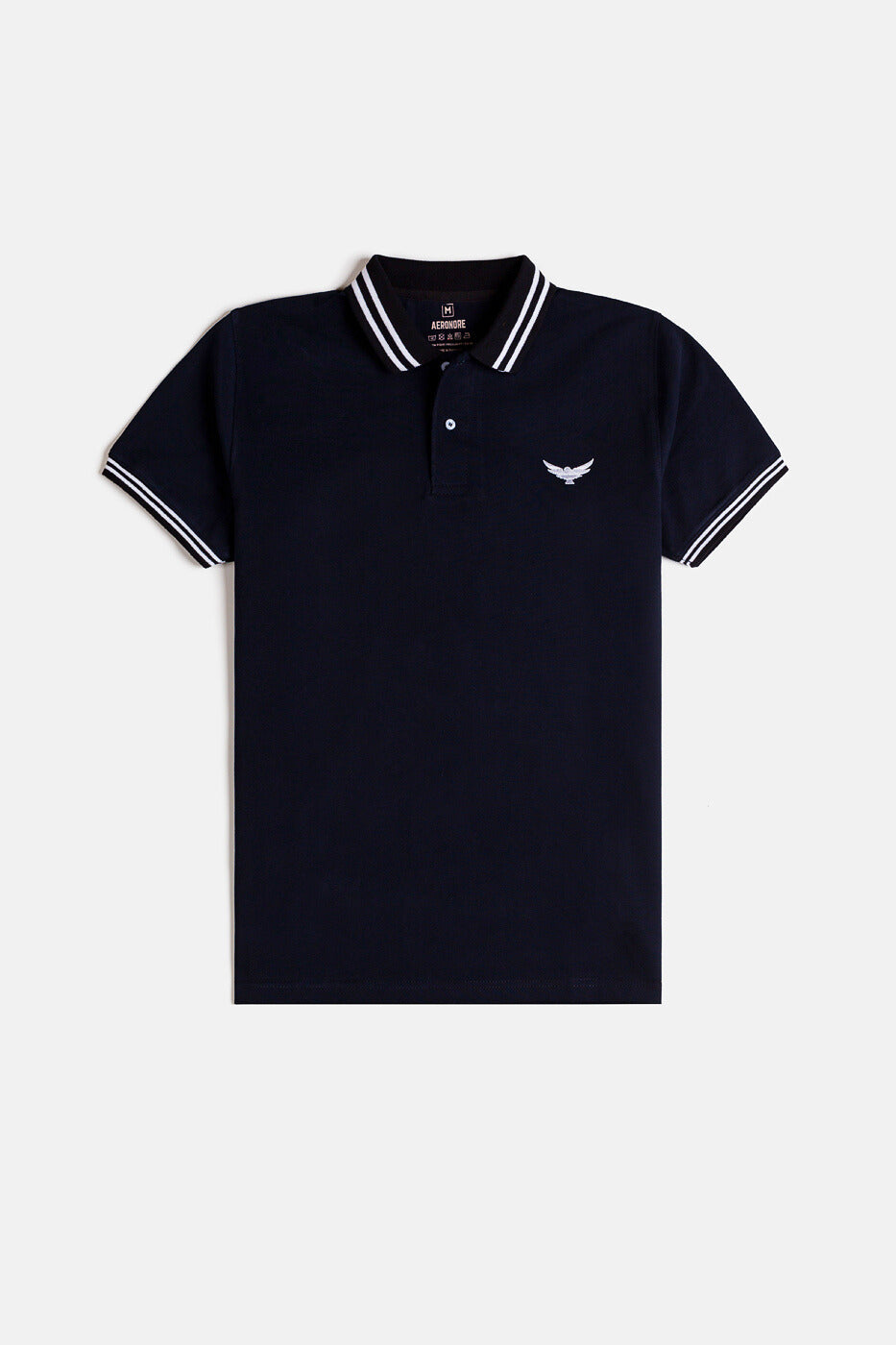 Contrast Collar Polo Shirt - Navigator