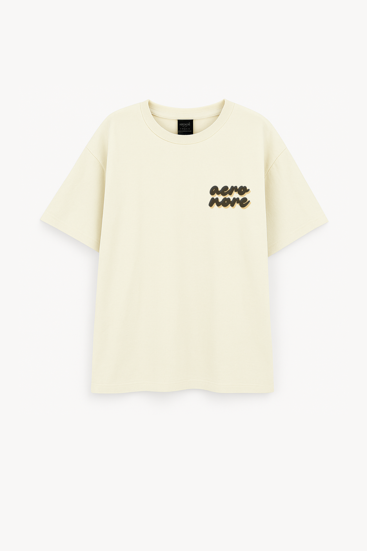 Aeronore Original - Cotton Oversized T Shirt - Ivory