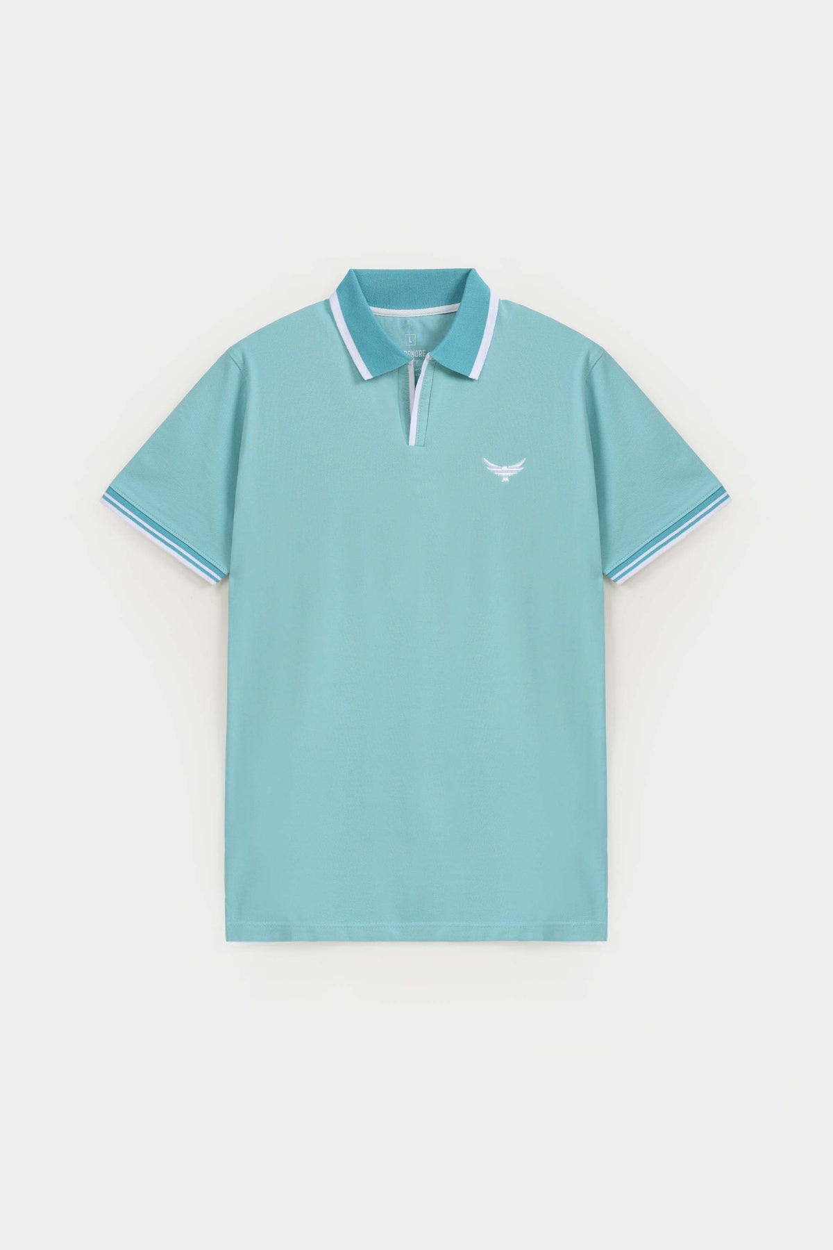 Tipping Collar Polo Shirt - Santorini