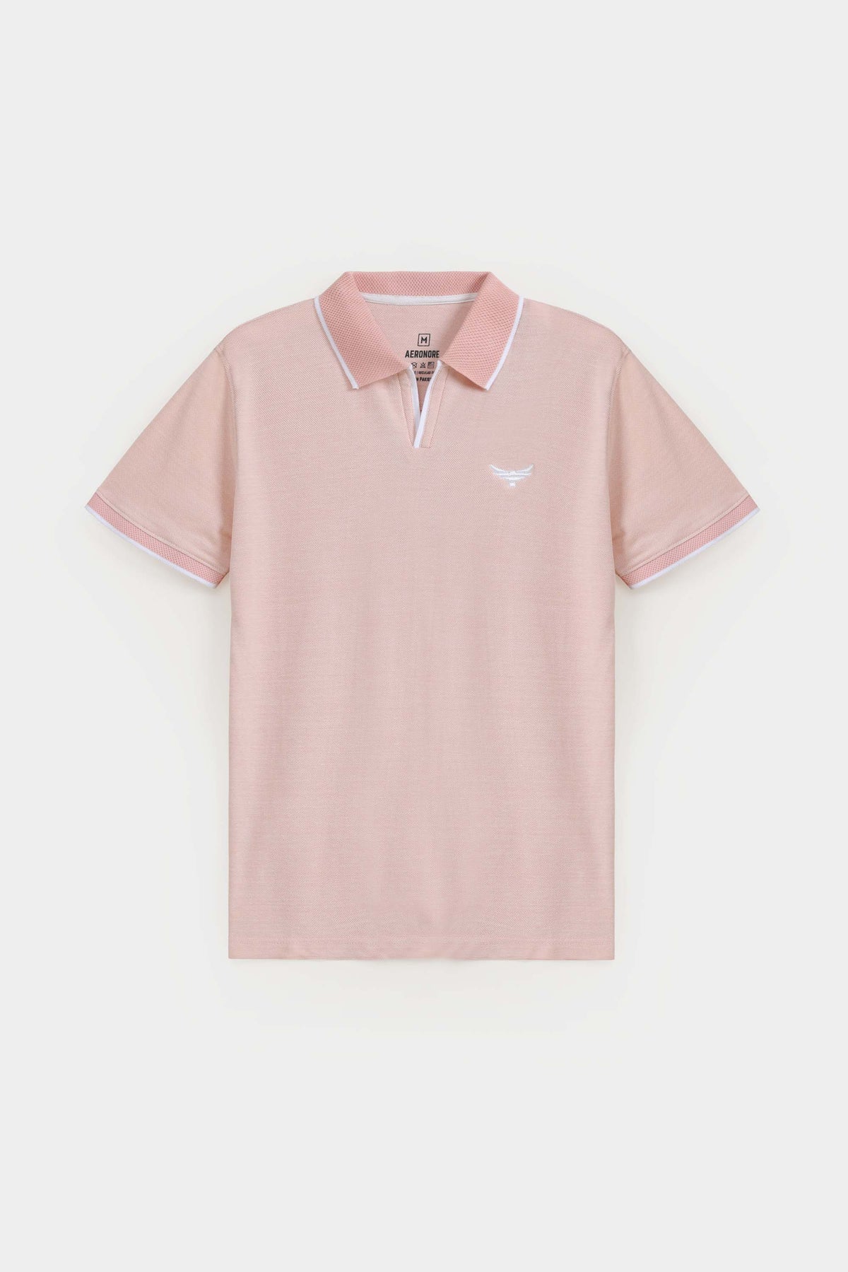 Jacquard Collar Polo Shirt - Naples