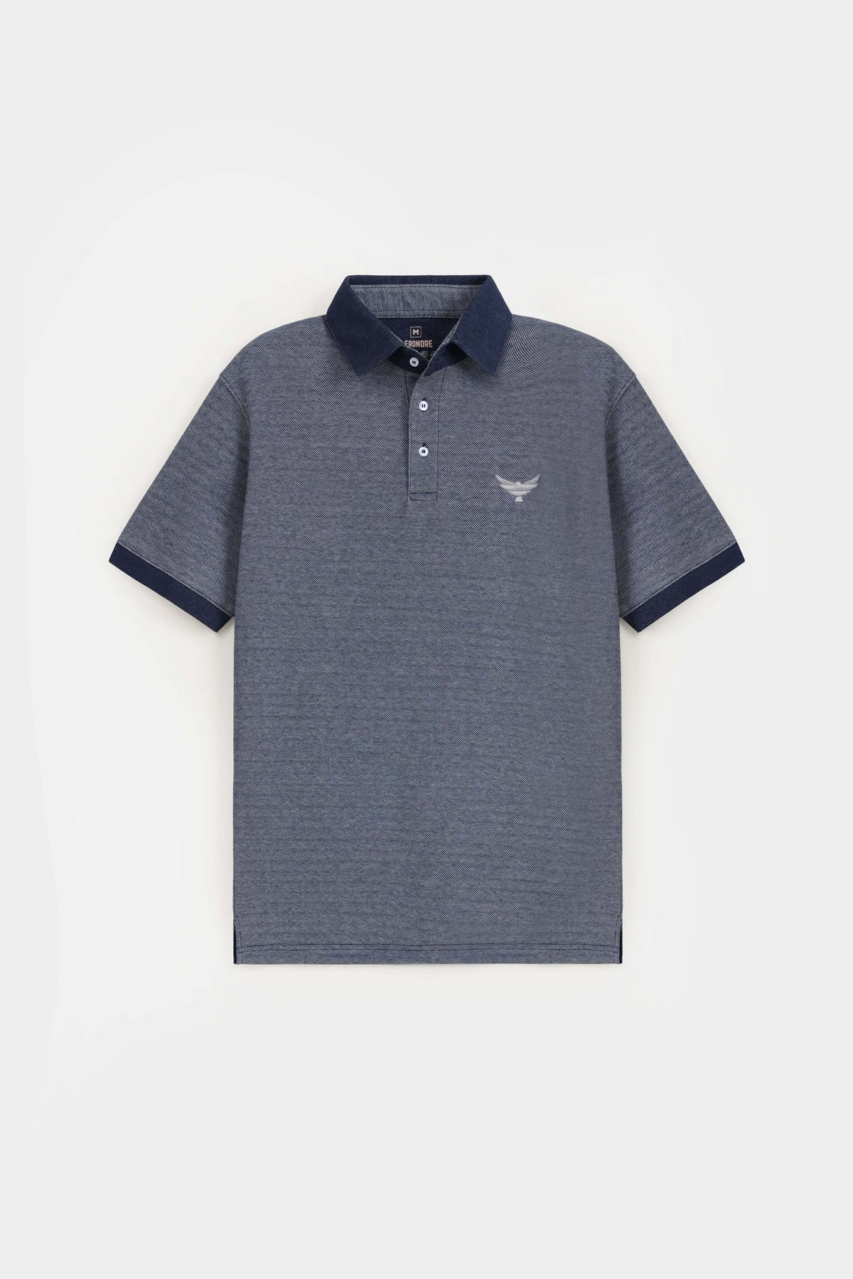 Self Collar Blended Polo Shirt - Soirée