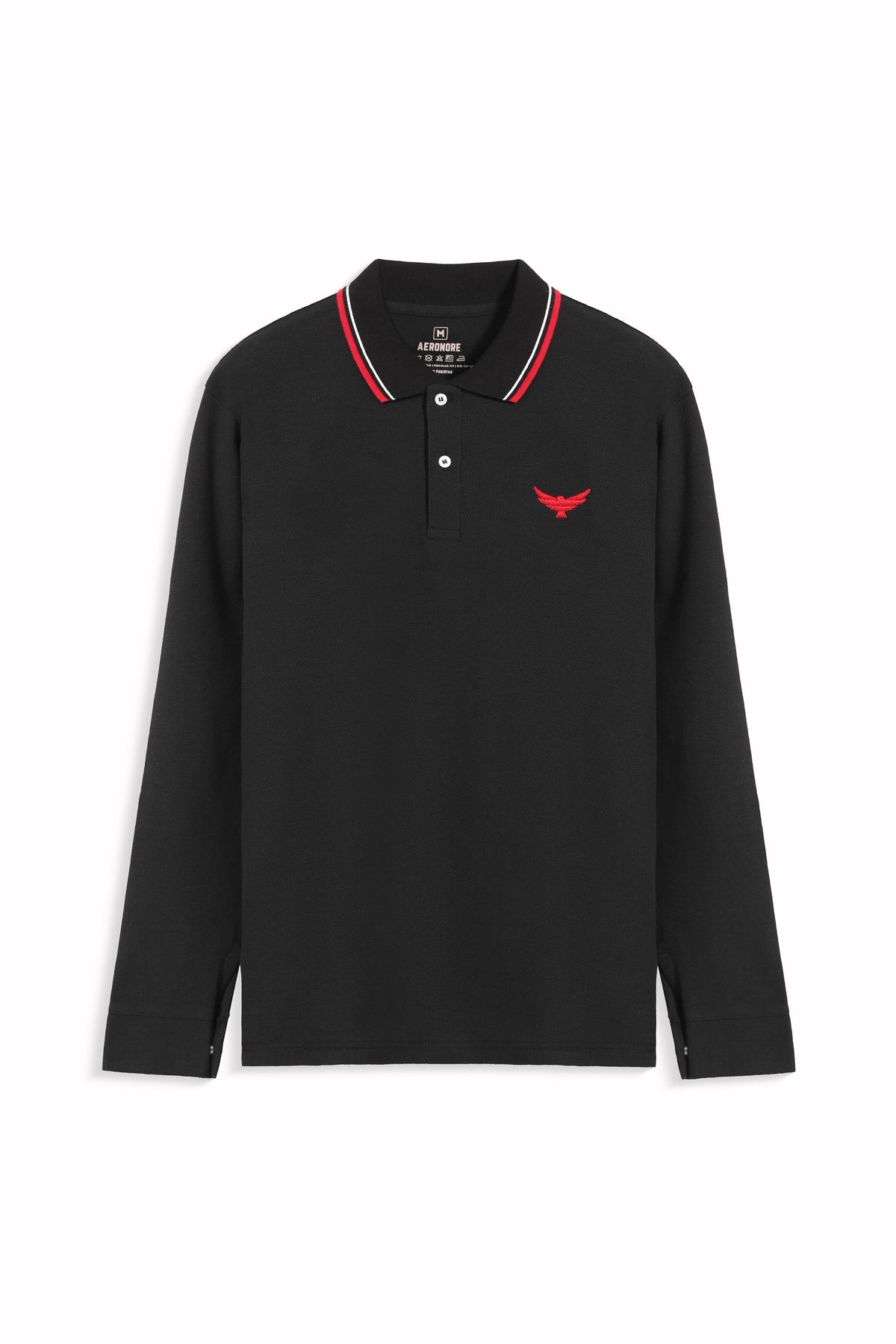 Premium Full Polo Shirt - Imperial Black