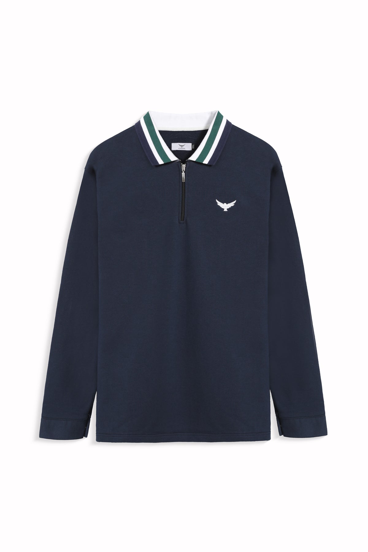 Terry Full Polo Sweatshirt - Navigator