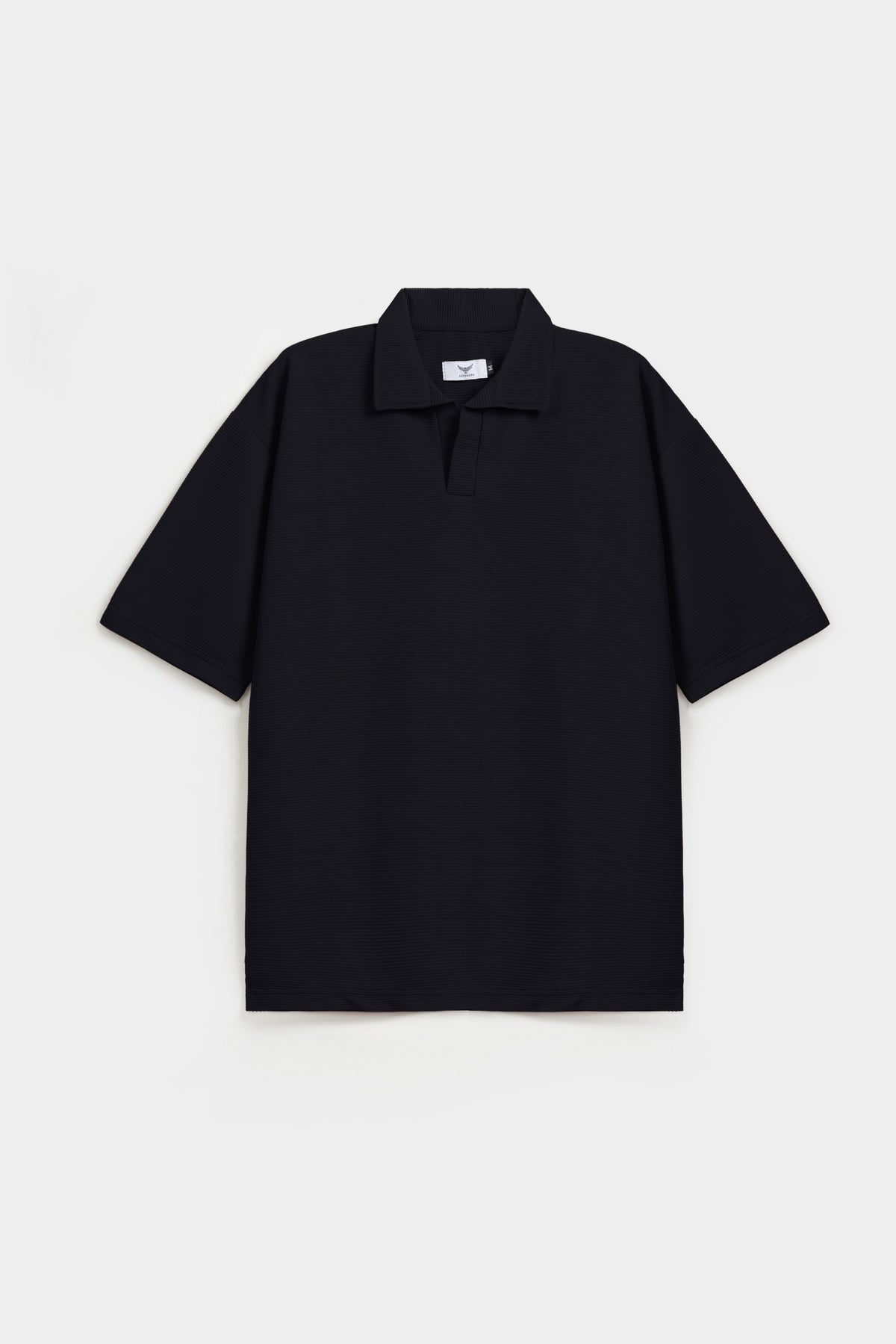 Ottoman Knitted Polo - NOIR