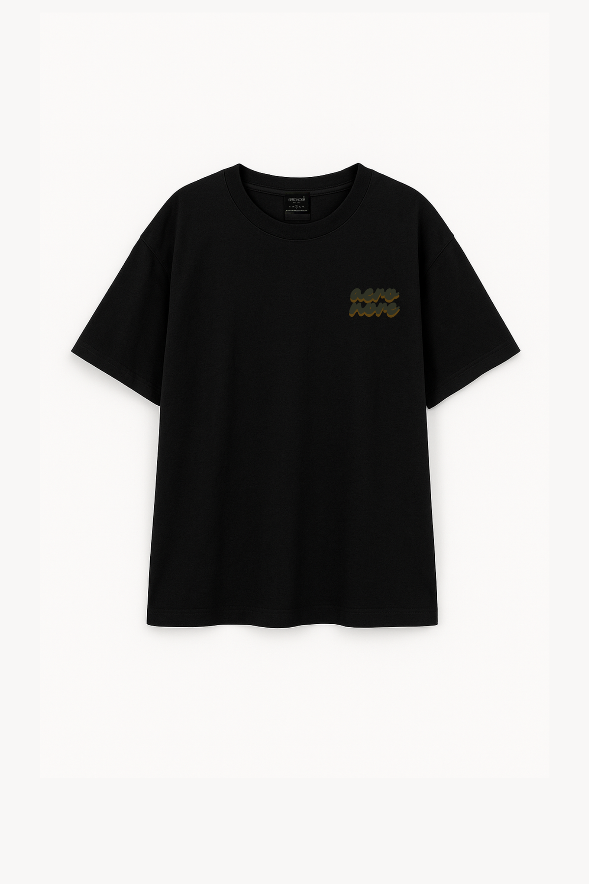 Aeronore Original - Cotton Oversized T Shirt - Black