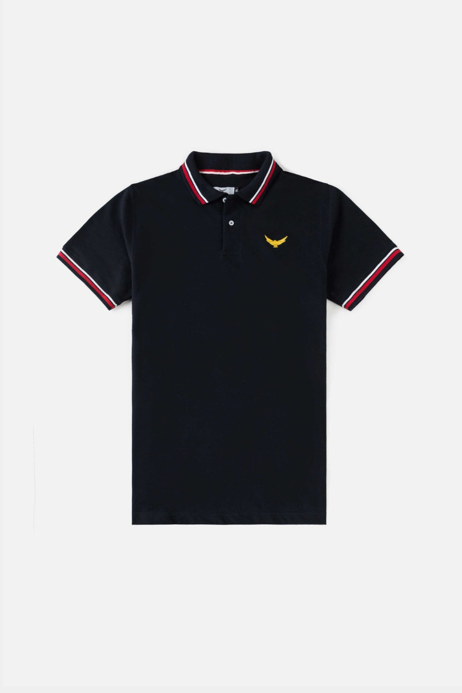 Tipping Polo Shirt - Imperial Black