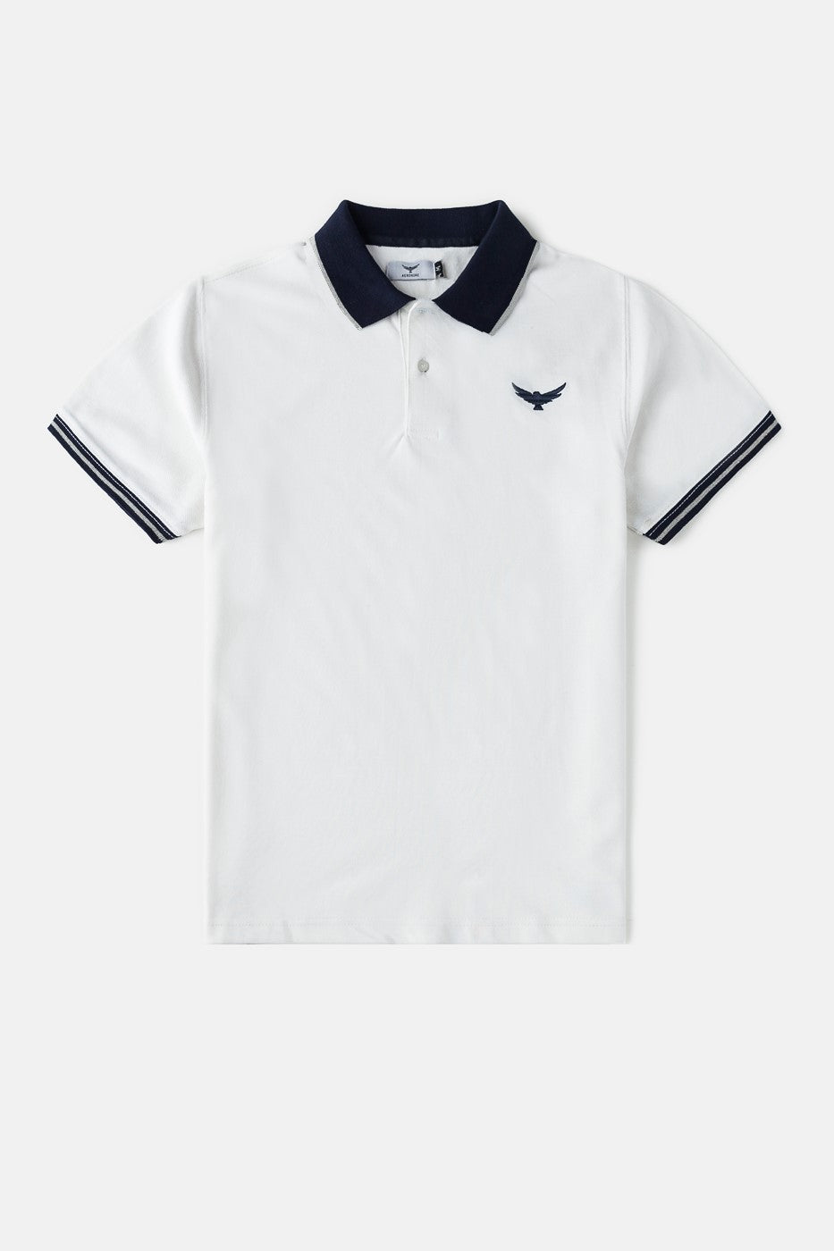 Contrast Collar Polo Shirt