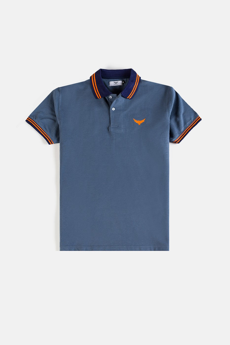 Contrast Tipping Collar Polo Shirt - Airman