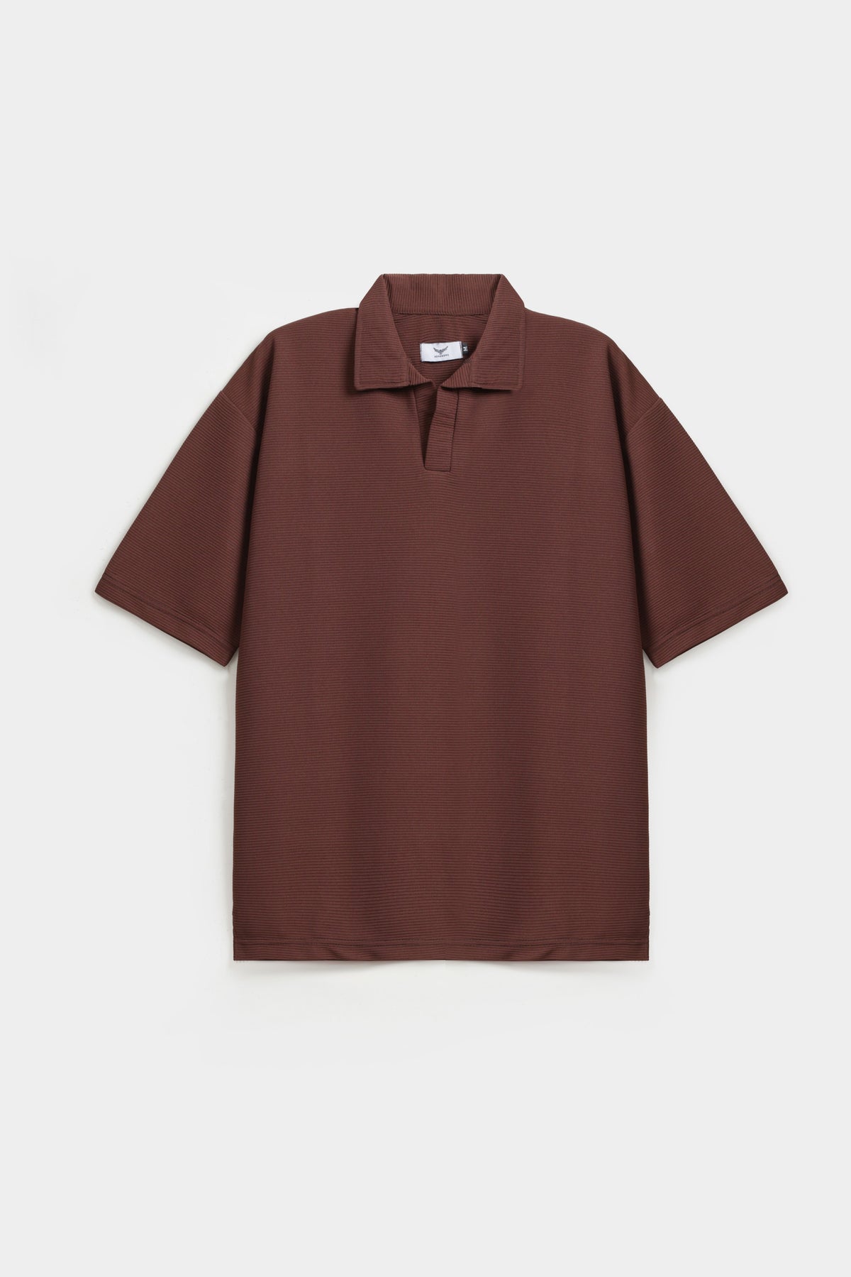 Ottoman Knitted Polo - Brunette