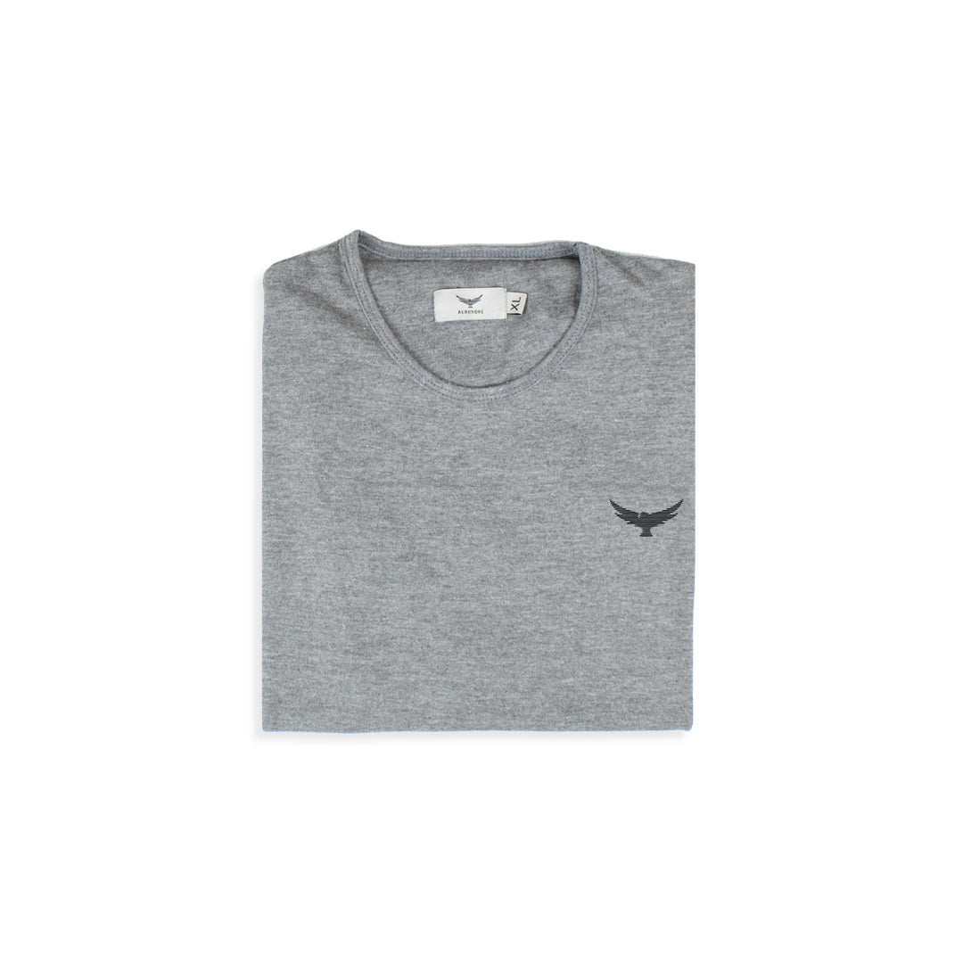 Cotton T Shirt - Steel grey