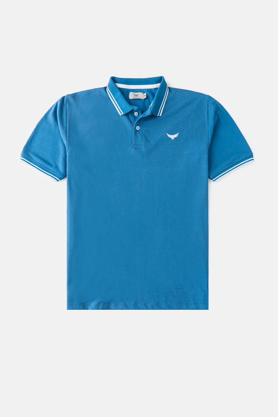 Tipping Collar Polo Shirt - Atlantis