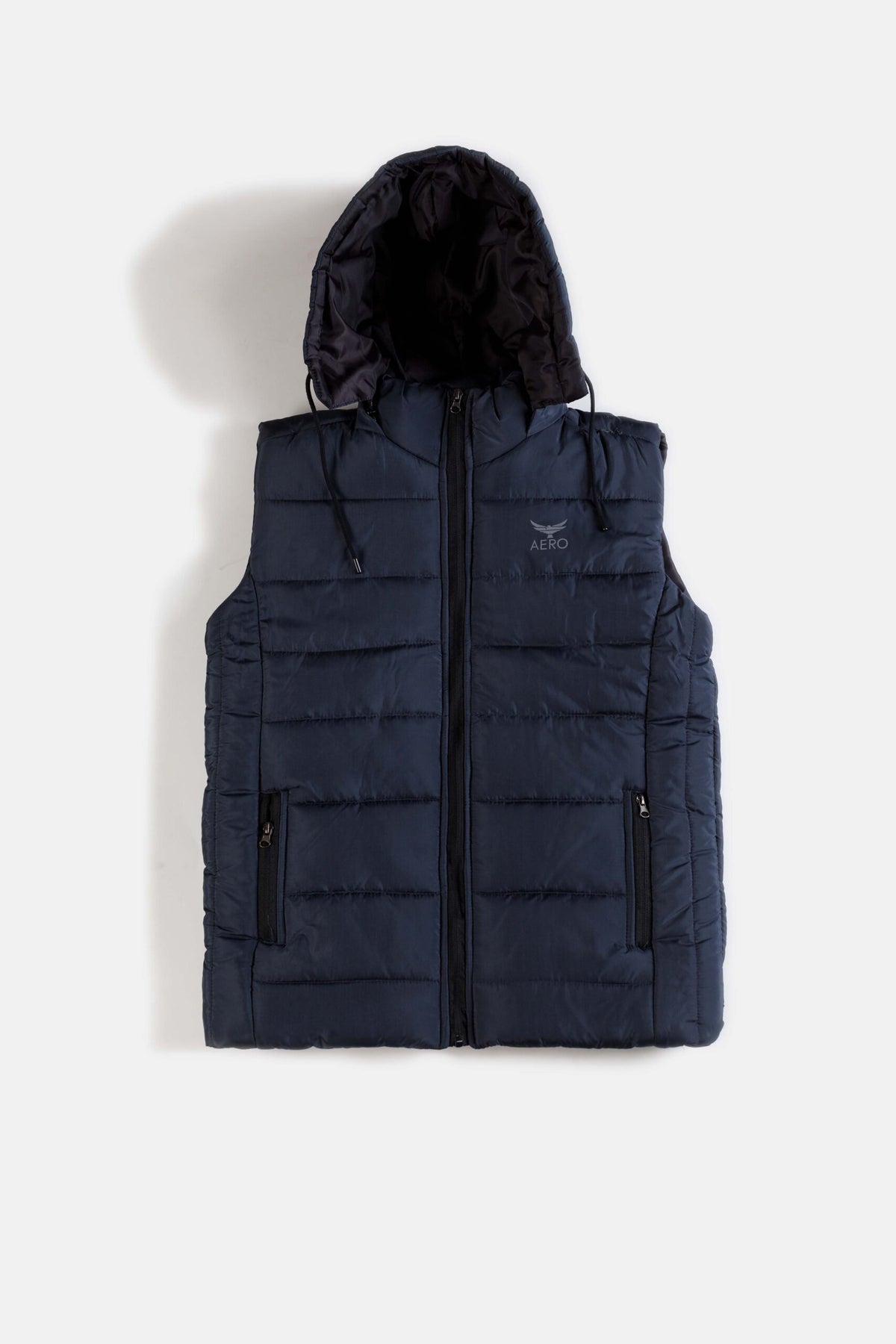 Premium Puffer Sleeveless Jacket - Yale Blue