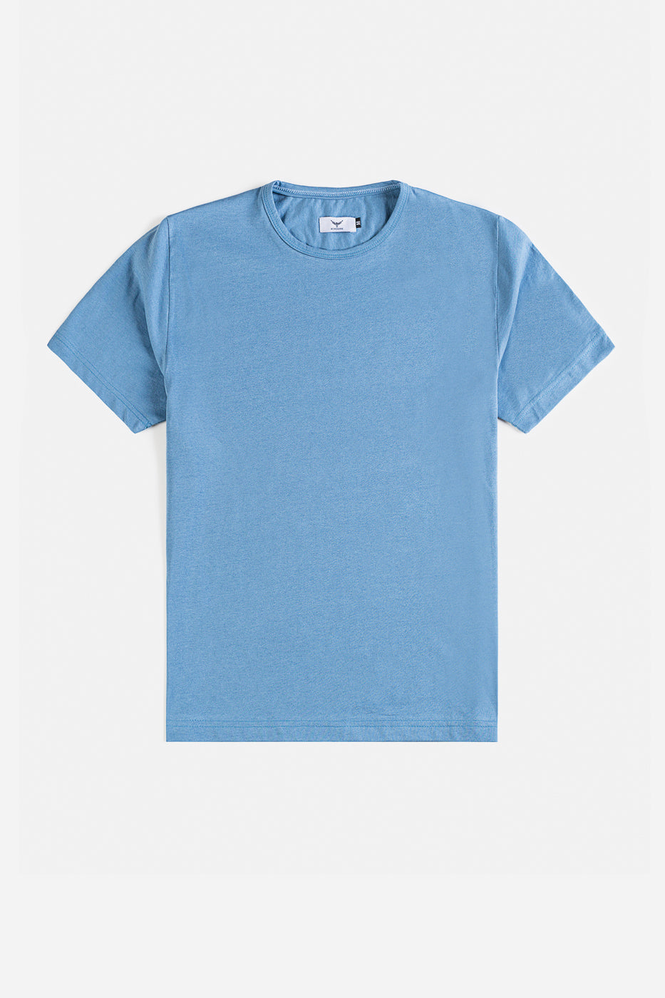 Basic Cotton T Shirt - Cyan Blue