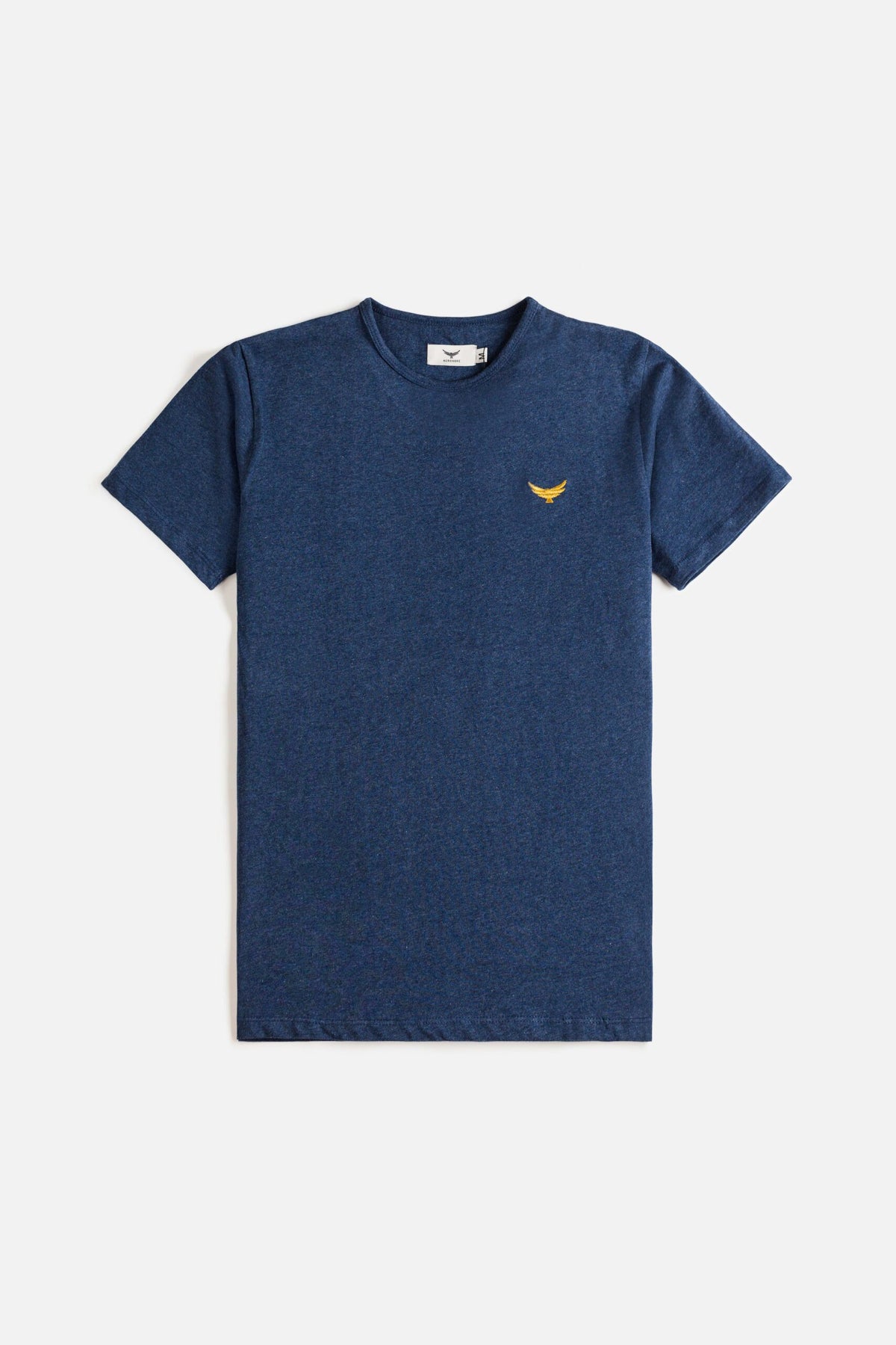 Gold Eagle Cotton T Shirt - Yale Blue