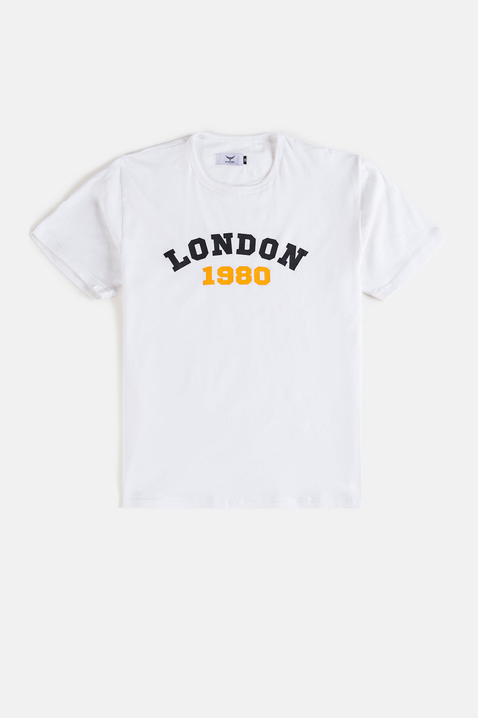 Cotton London Print T Shirt - White