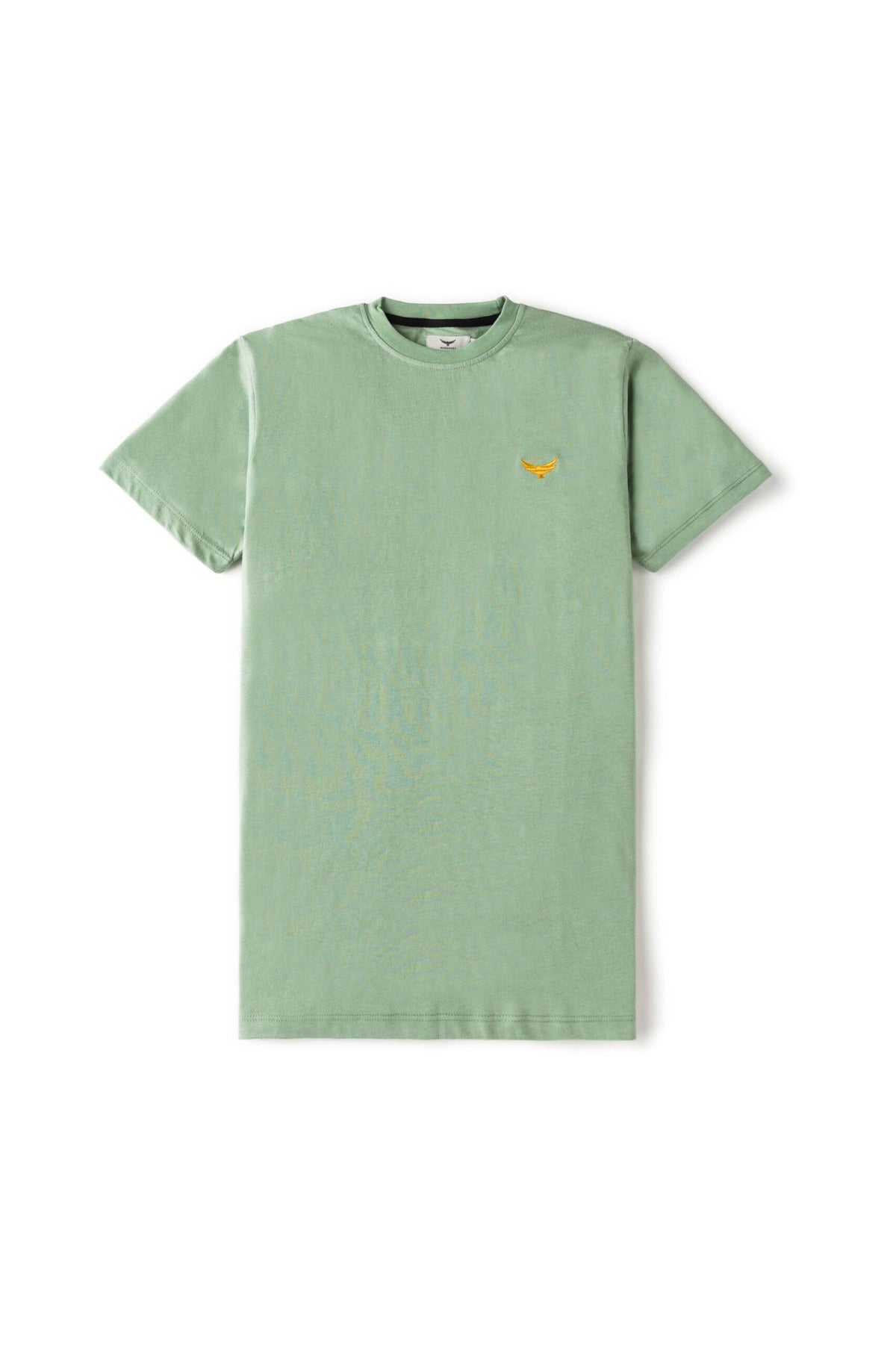 Gold Eagle Cotton T Shirt - Olive Green