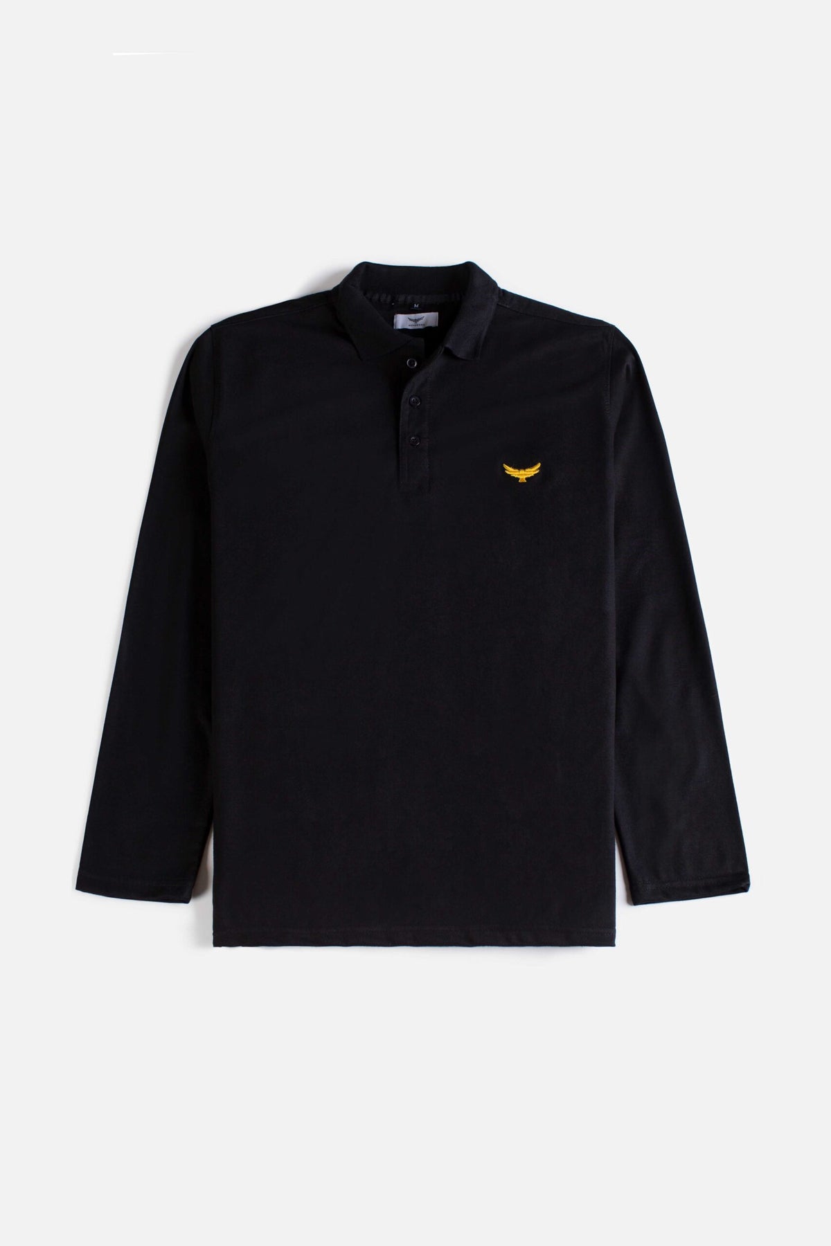 Full Polo Shirt - Obsidian Black