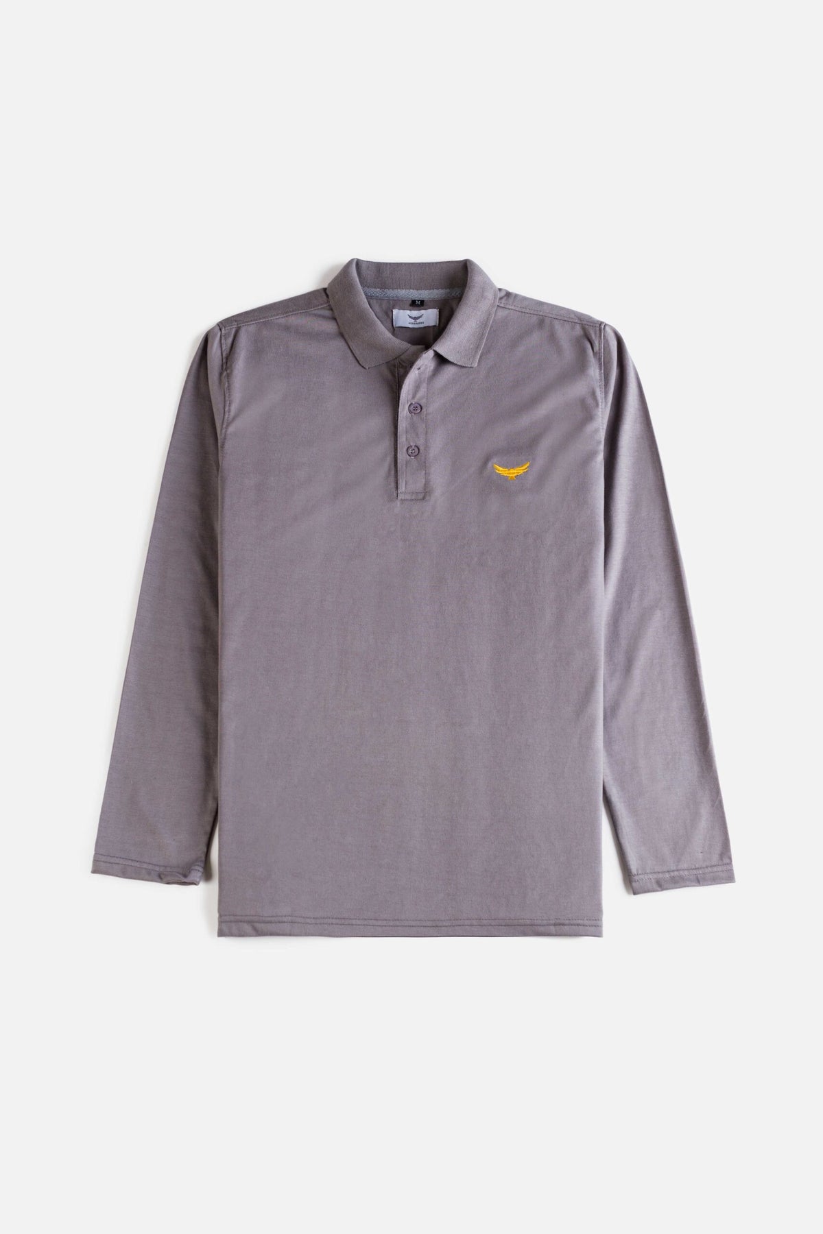 Full Polo Shirt - Yard Grey