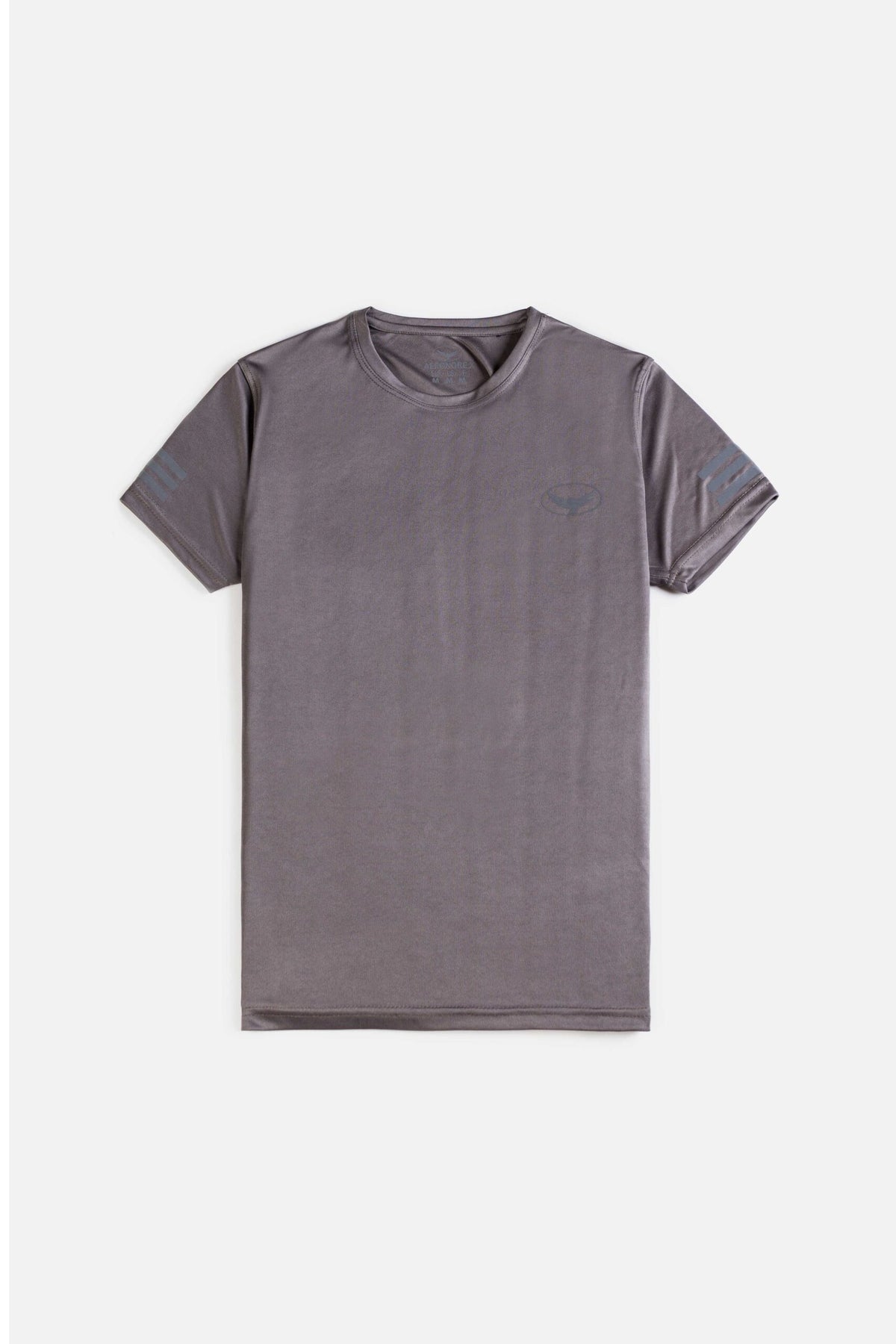 Arm Stripes Sports T Shirt - Grey