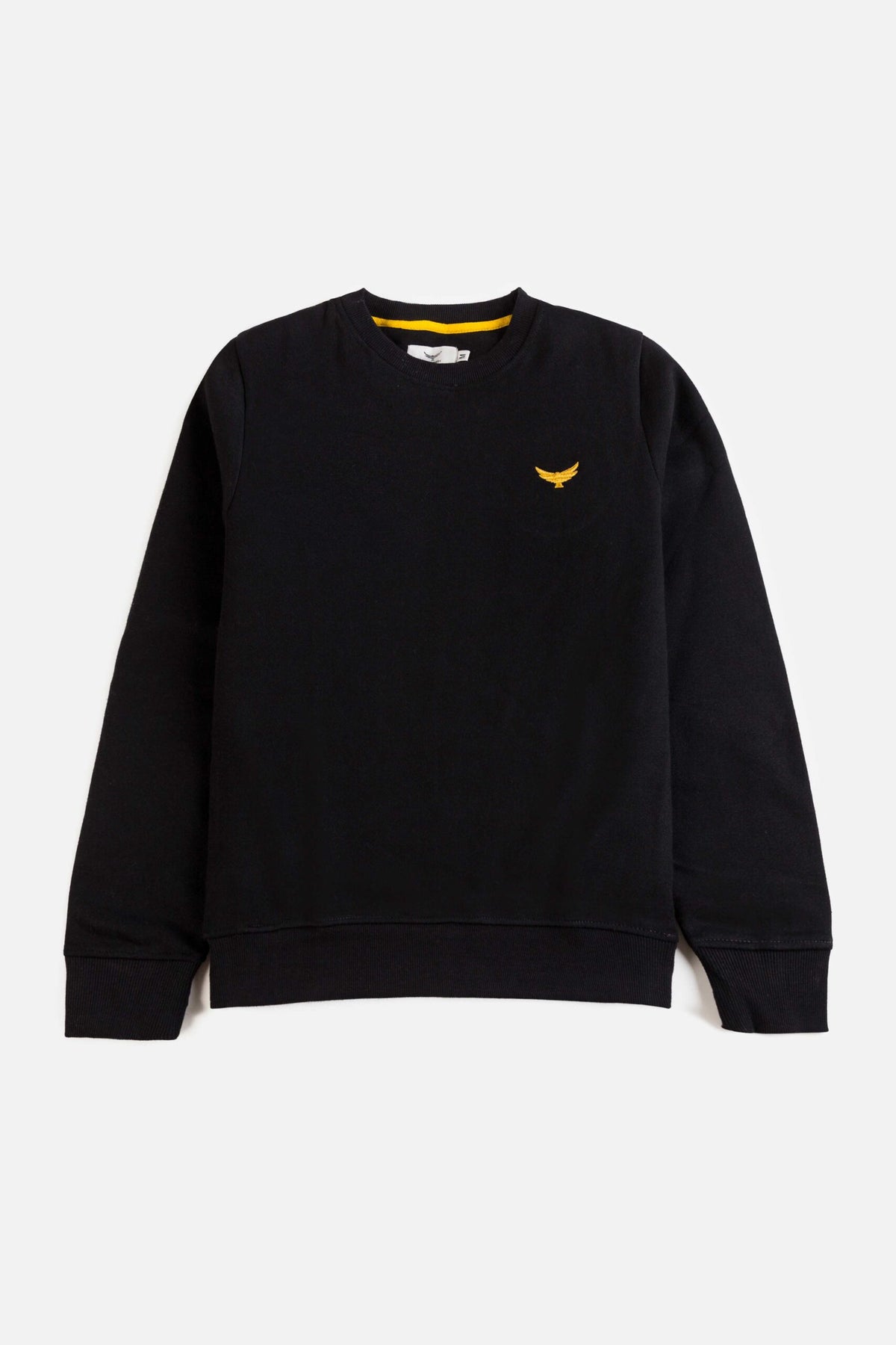 Gold Eagle Fleece Sweatshirt - Black