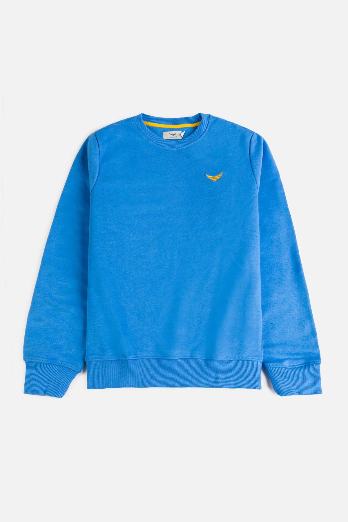 Gold Eagle Fleece Sweatshirt - Neon Blue