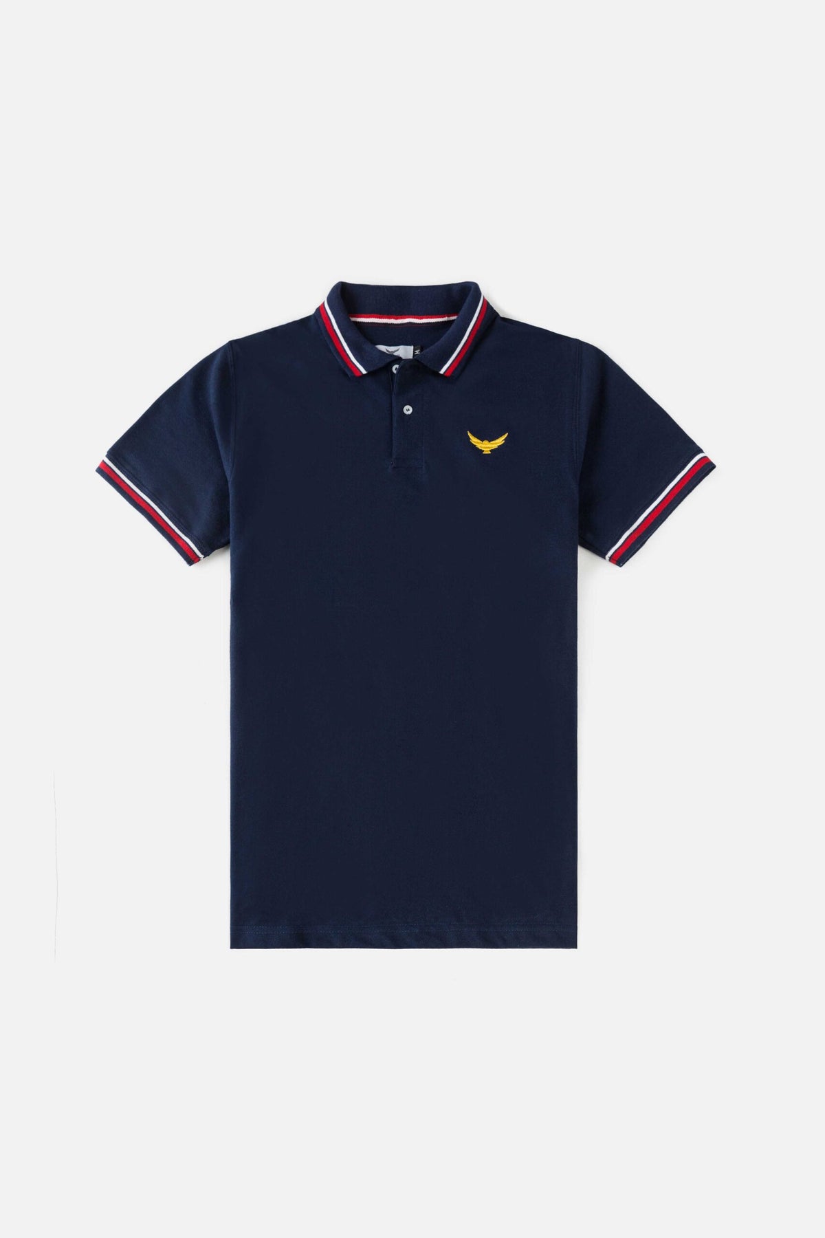 Tipping Collar Polo Shirt - British Navy