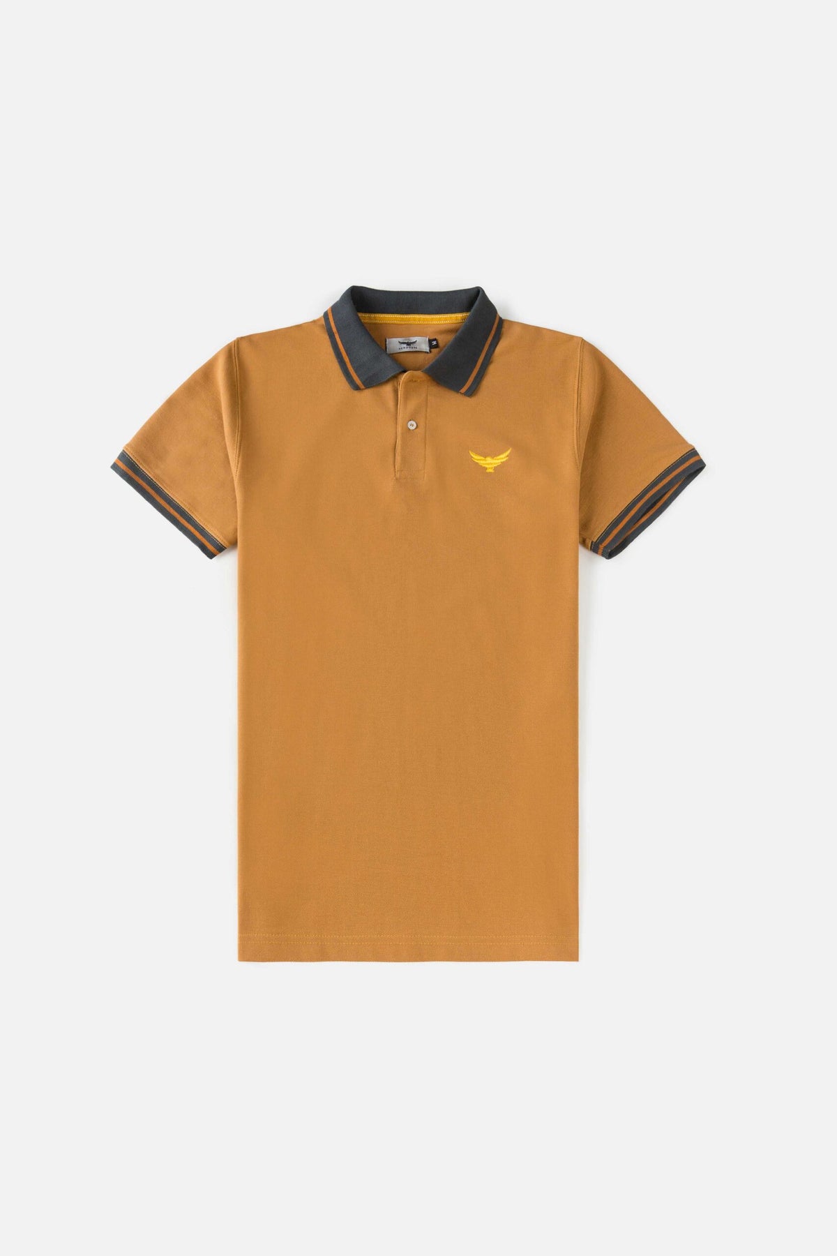 Contrast Collar Polo Shirt - Fire