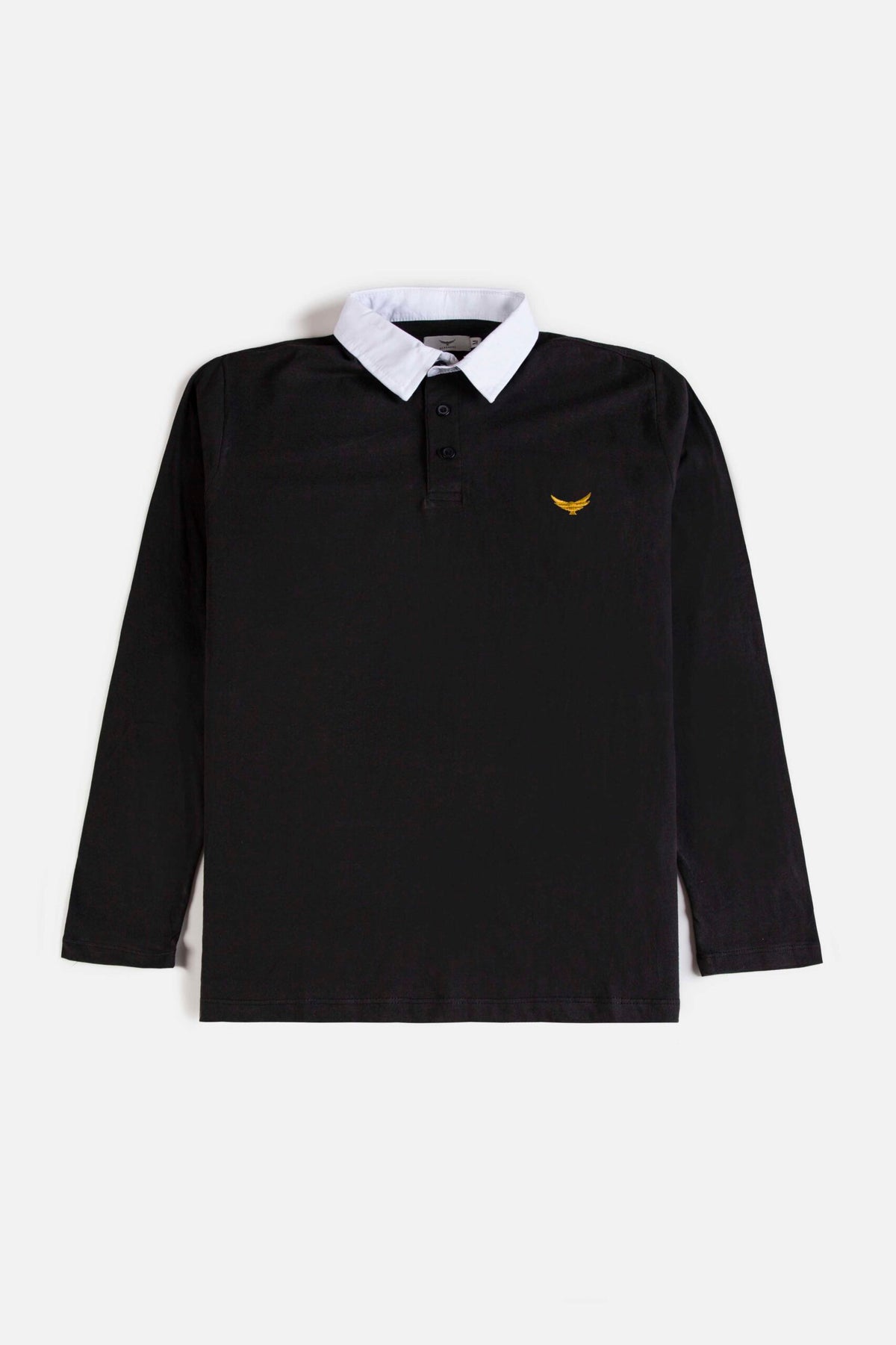 Full Rugby Polo Shirt - Black