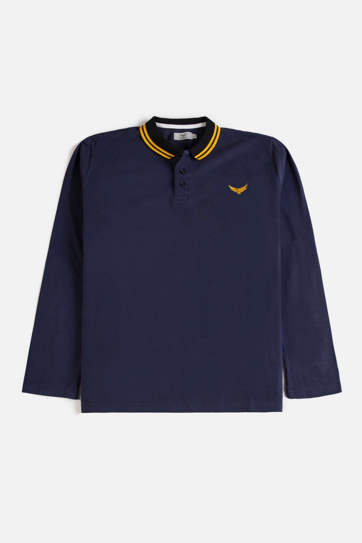 Tipping Full Polo Shirt - Tipped Midnight Blue