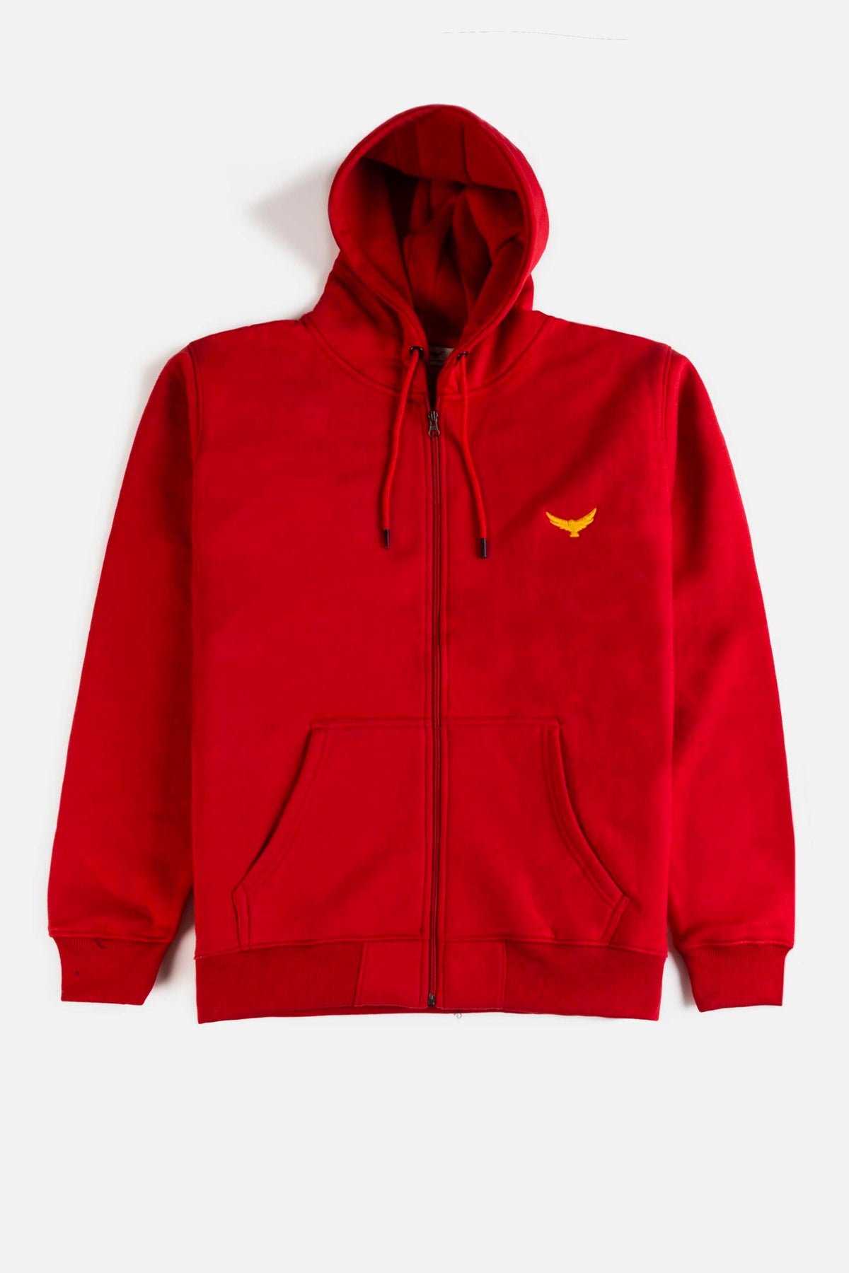 Premium Fleece Zip Hoodie - Maroon