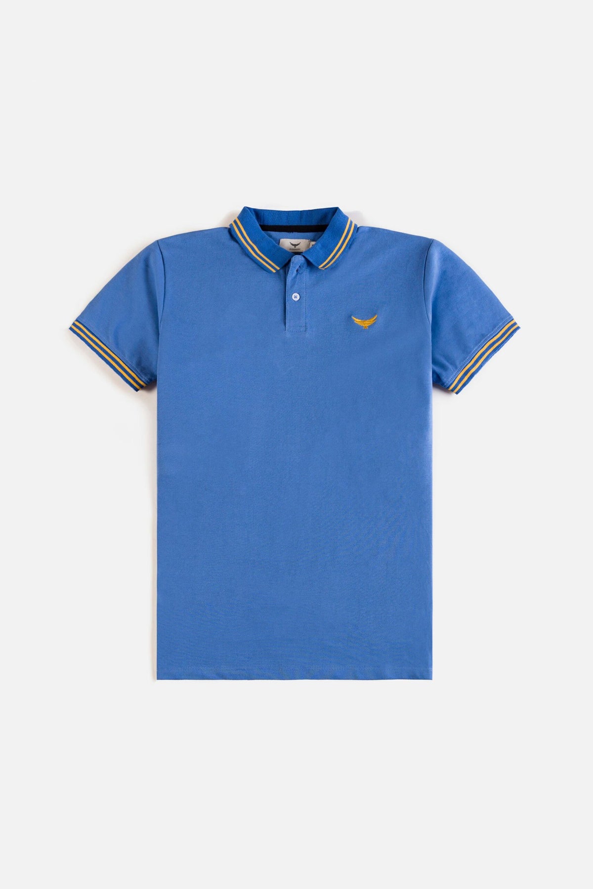 Tipping Collar Polo Shirt - Admiral Blue