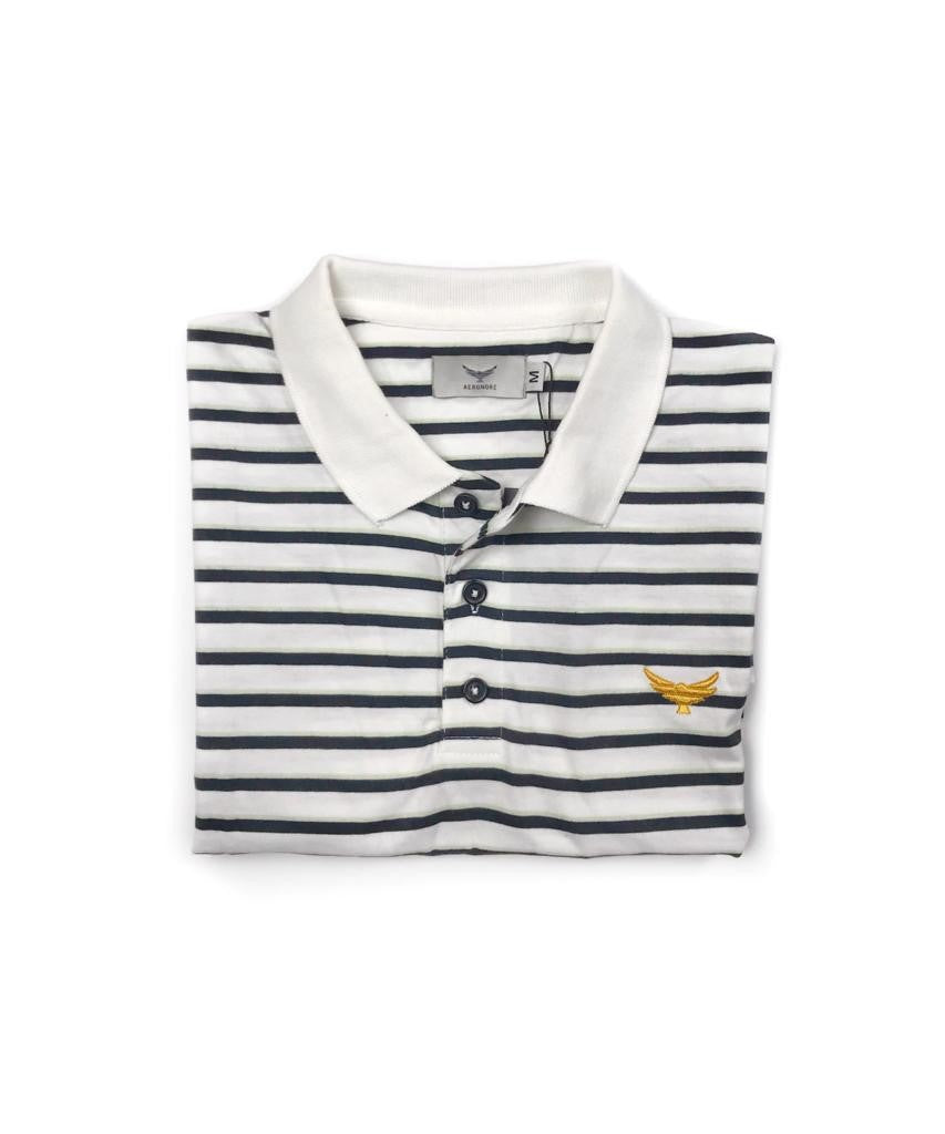 Yarn Dyed Polo Shirt - Dual Striped